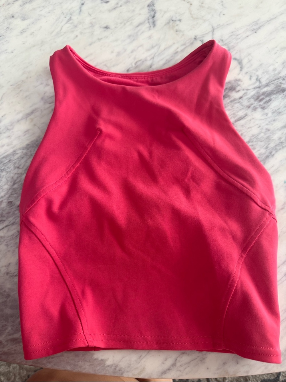 lululemon athletica Racerback Crop Tank - Hot Pink